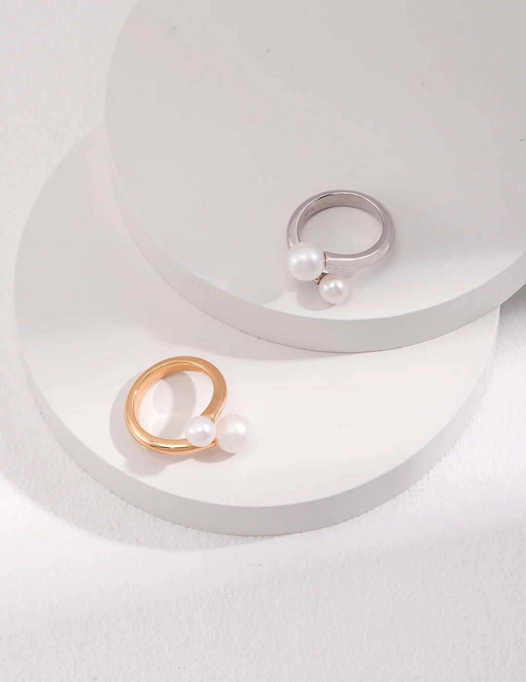 Natural Pearl Open Ring