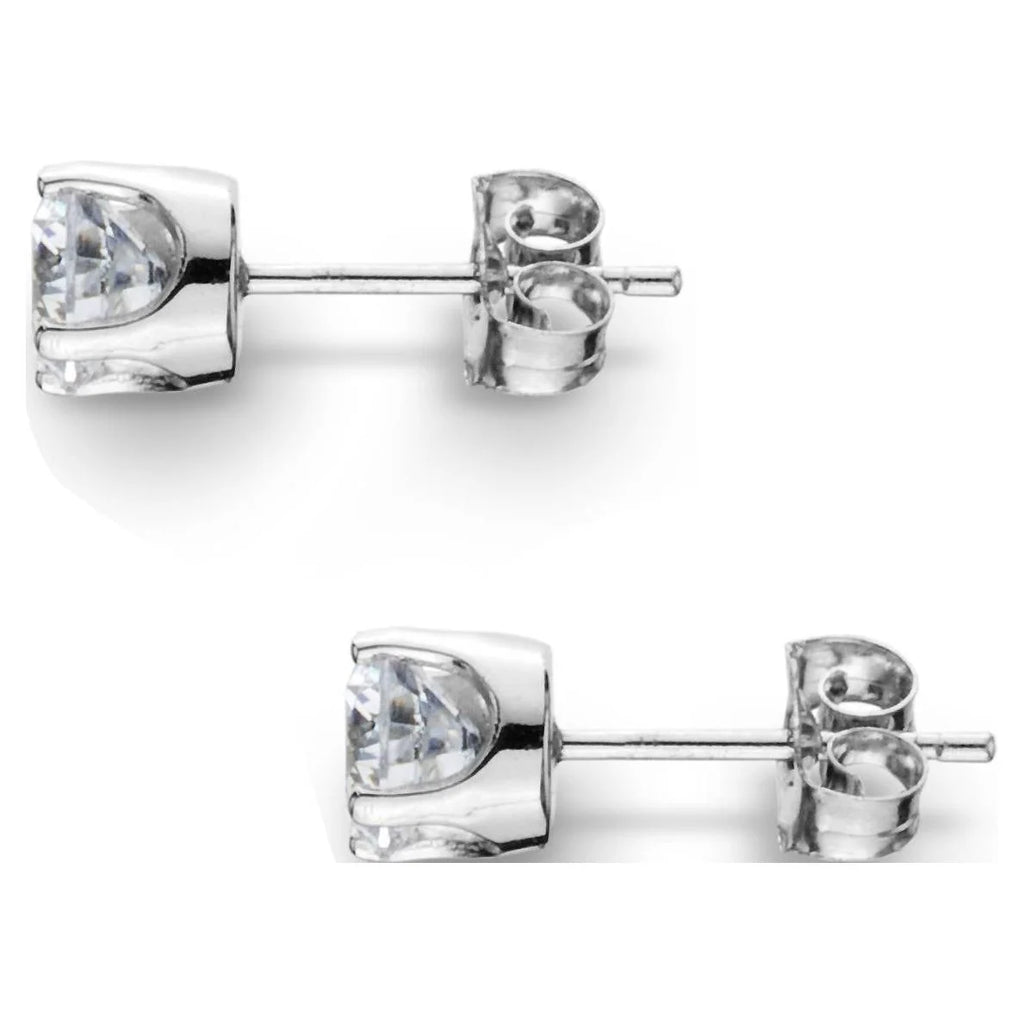 Pompeii 1.00Ct round Brilliant Cut Natural Diamond Studs in 14K Yellow Gold Setting