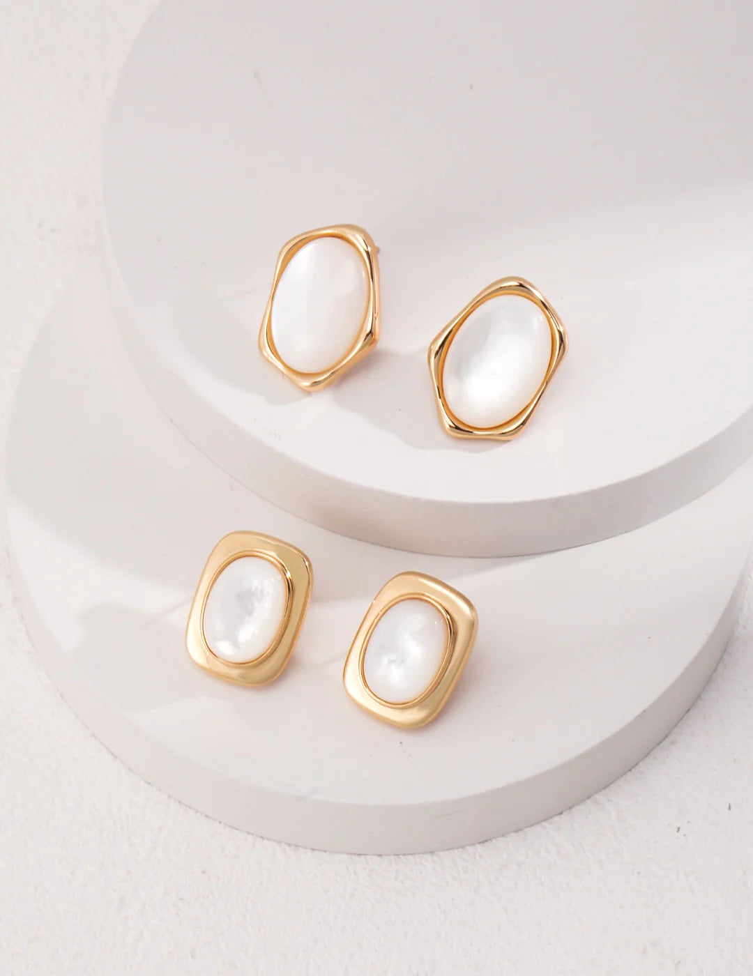 Mother of Pearl Stud Earrings